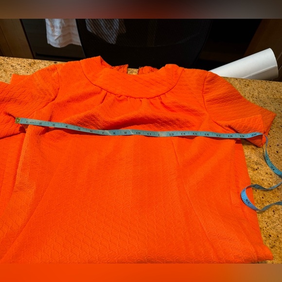 Vintage orange dress - Picture 11 of 14